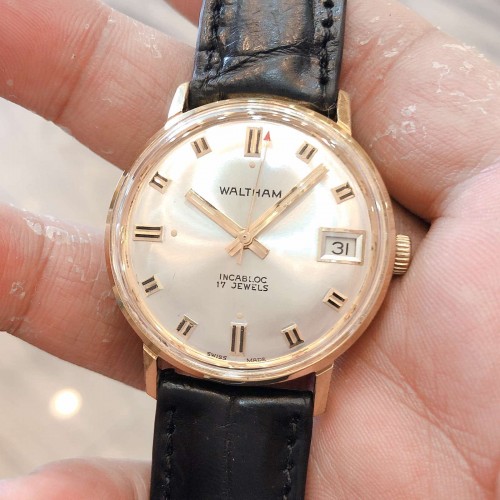 Đồng hồ cổ Waltham lacke 18k lên dây chính hãng thuỵ sỹ
