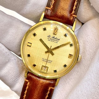 Đồng hồ Le Rolland Automatic lacke vàng 18k chính hãng thụy Sĩ