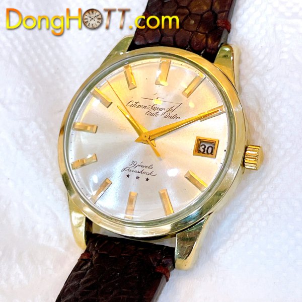 Đồng hồ cổ CITIZEN JET bọc vàng 14k goldfilled chính hãng nhật bản