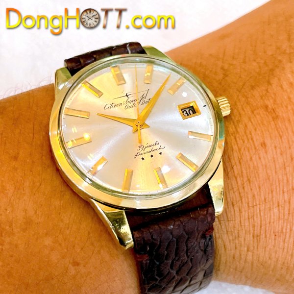 Đồng hồ cổ CITIZEN JET bọc vàng 14k goldfilled chính hãng nhật bản