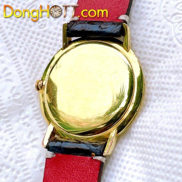 Đồng hồ cổ DESTA lên dây lacke vàng 18k chính hãng Thụy Sĩ với Mặt số zin 3 kim kết hợp với cọc số nổi rất đẹp. 
