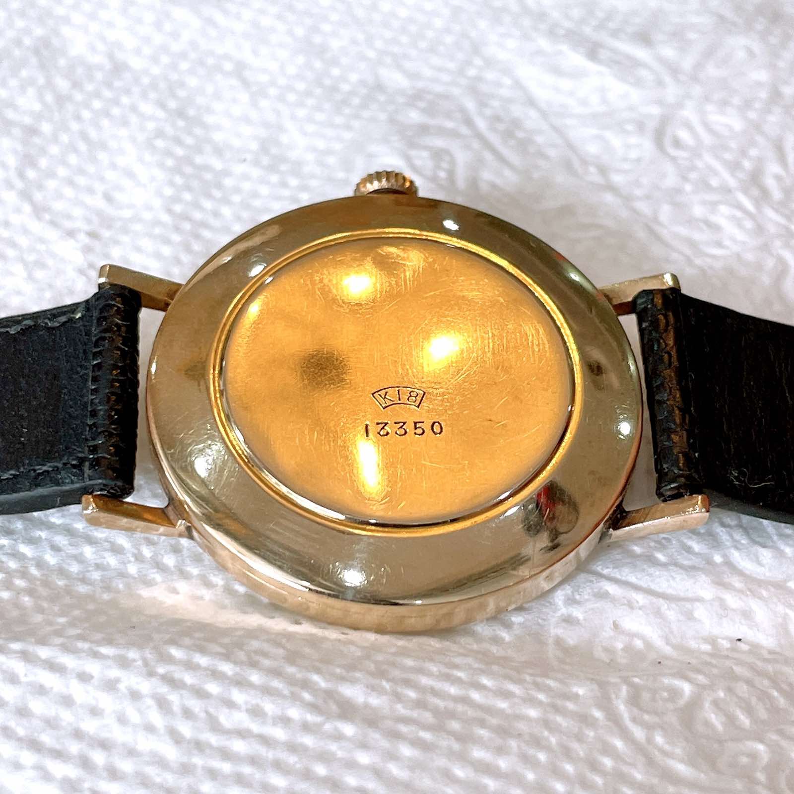 Đồng hồ cổ ENICAR ULTRASONIC lên dây vàng đúc 18k chính hãng thụy Sĩ