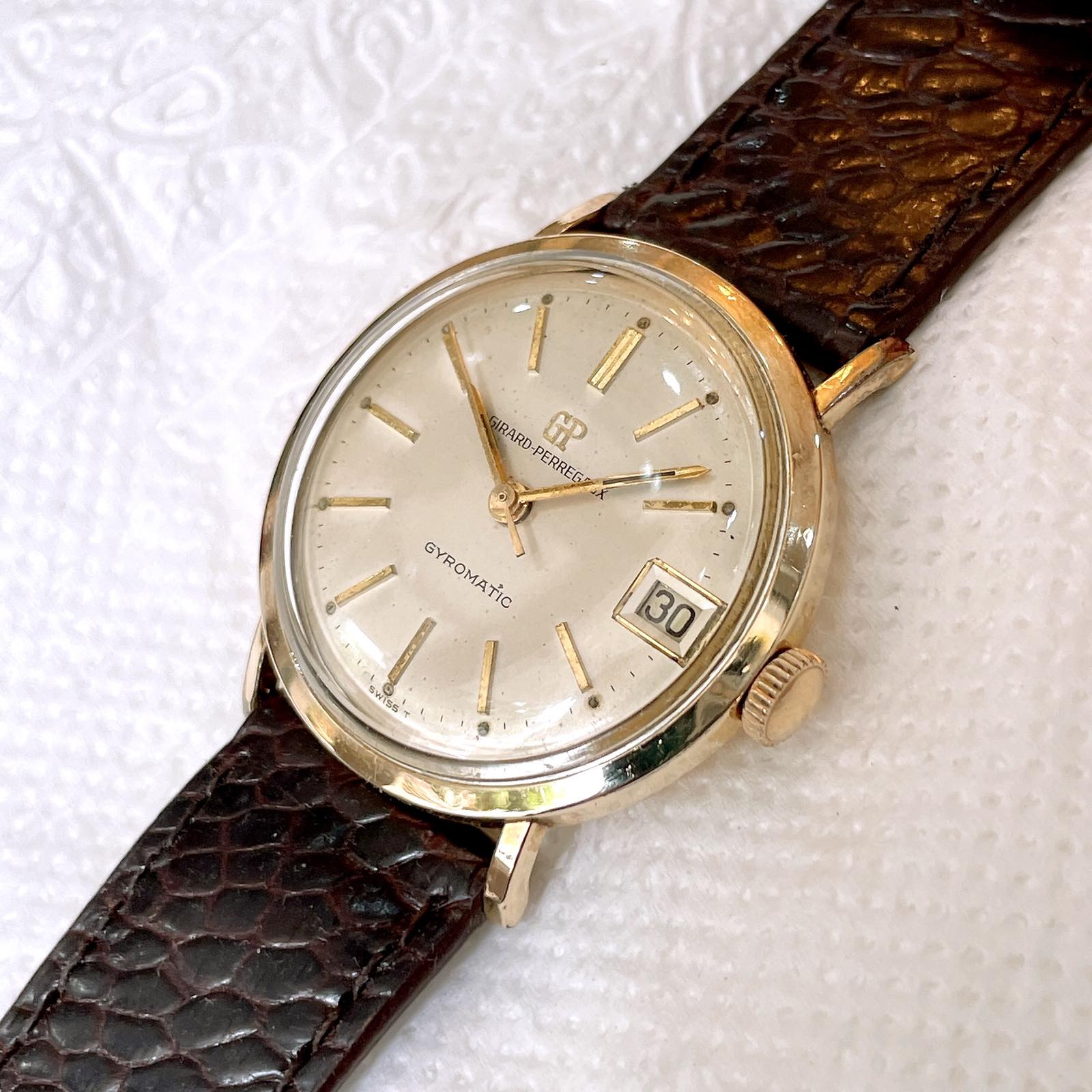 Đồng hồ cổ GP Automatic bọc vàng chính hãng thụy Sĩ 