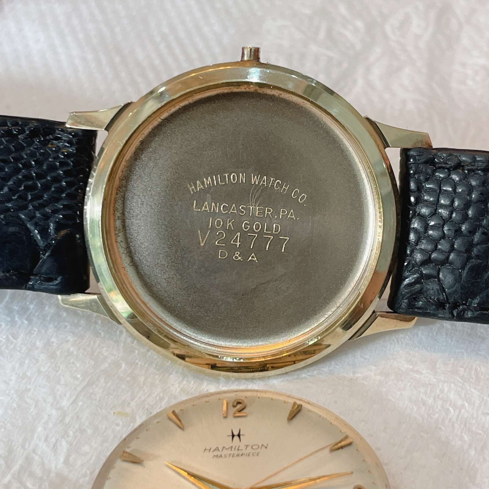 Đồng hồ cổ Hamilton Thin-0-matic vàng đúc 10k chính hãng thụy Sĩ
