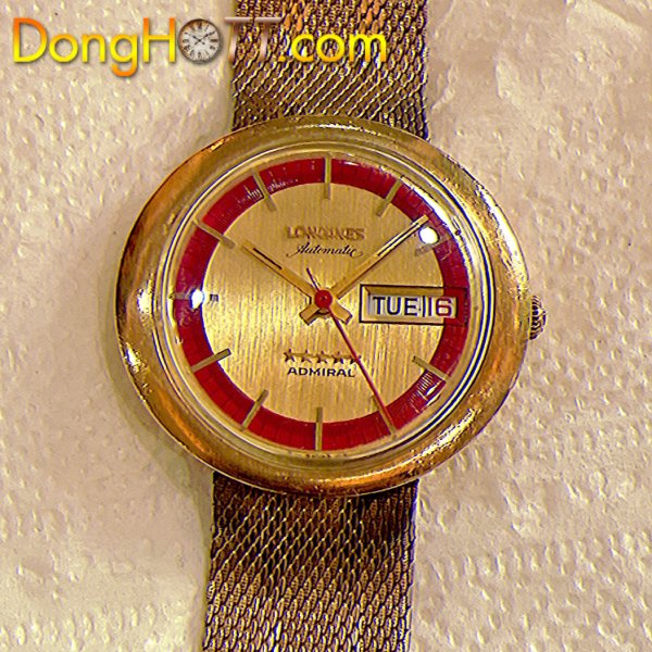 Đồng hồ cổ Longines Automatic bọc vàng full zin chính hãng thụy Sĩ