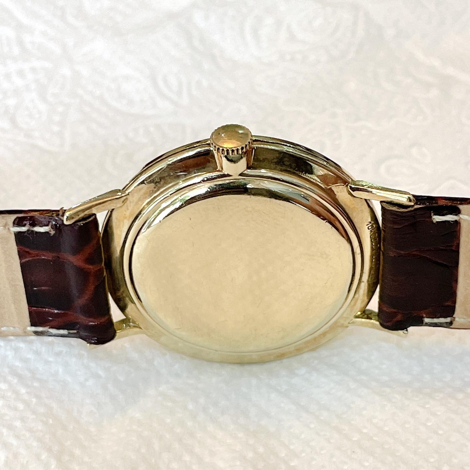 Đồng hồ cổ Longines kim đĩa lên dây bọc vàng 10k chính hãng thụy Sĩ 