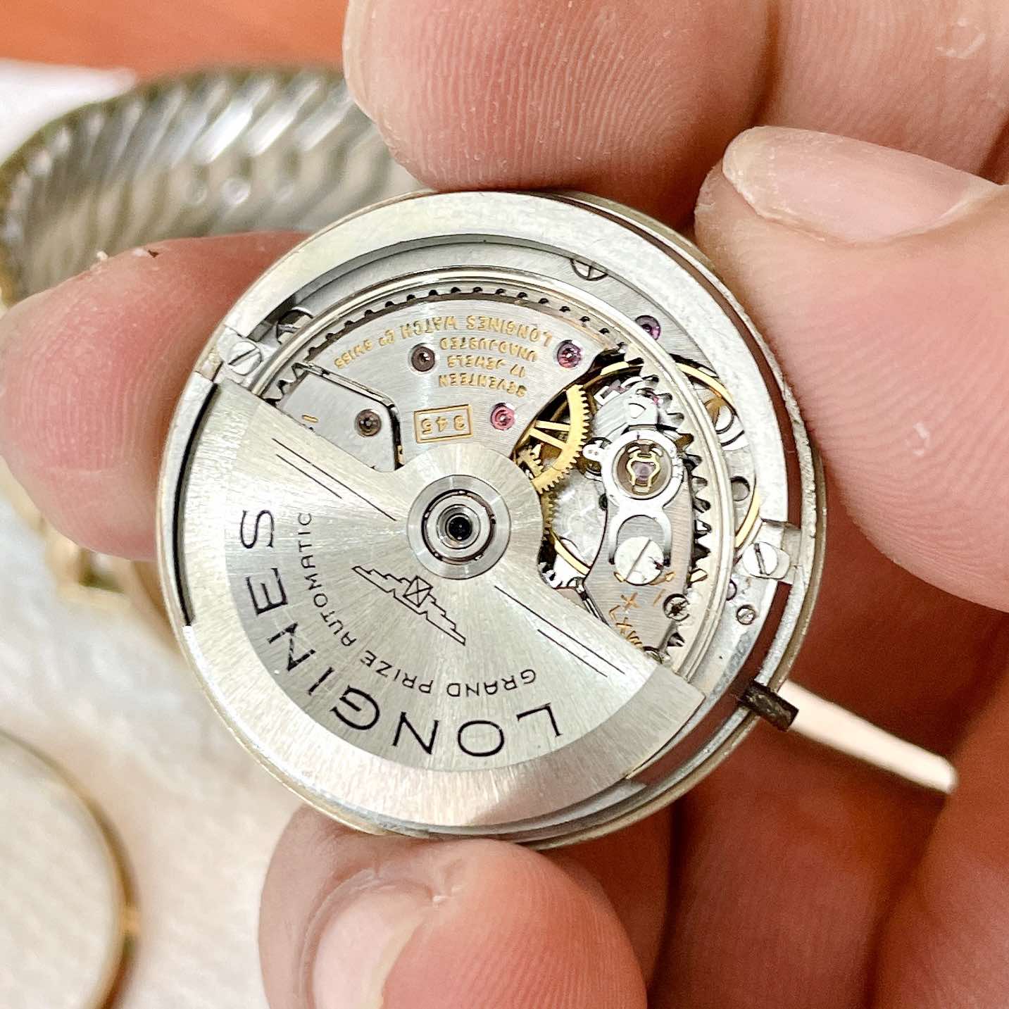 Đồng hồ cổ Longines đô đốc đại tướng quân 5 sao Automatic vàng đúc 14k chính hãng Thụy Sĩ