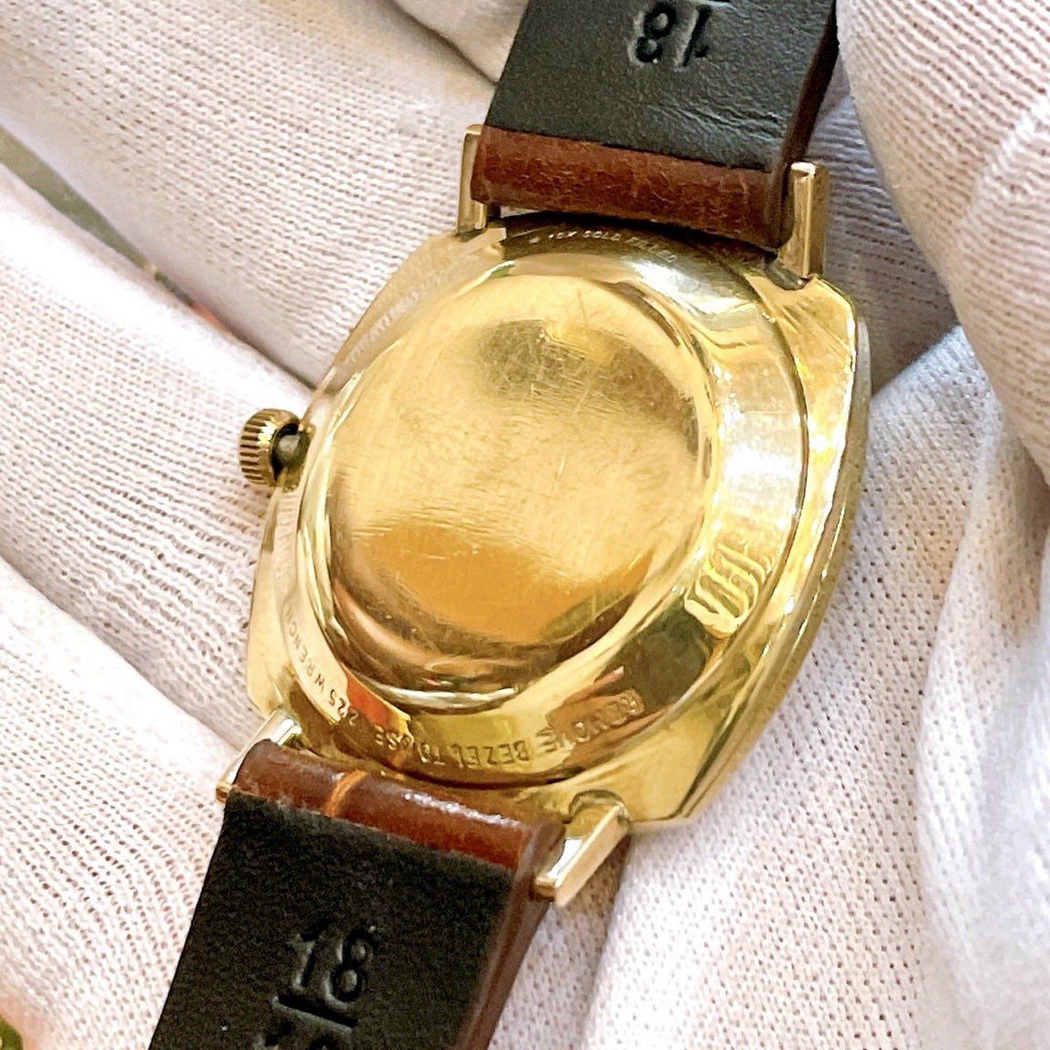 Đồng hồ cổ Longines Ultra Chrono Automatic bọc vàng chính hãng Thụy Sĩ 