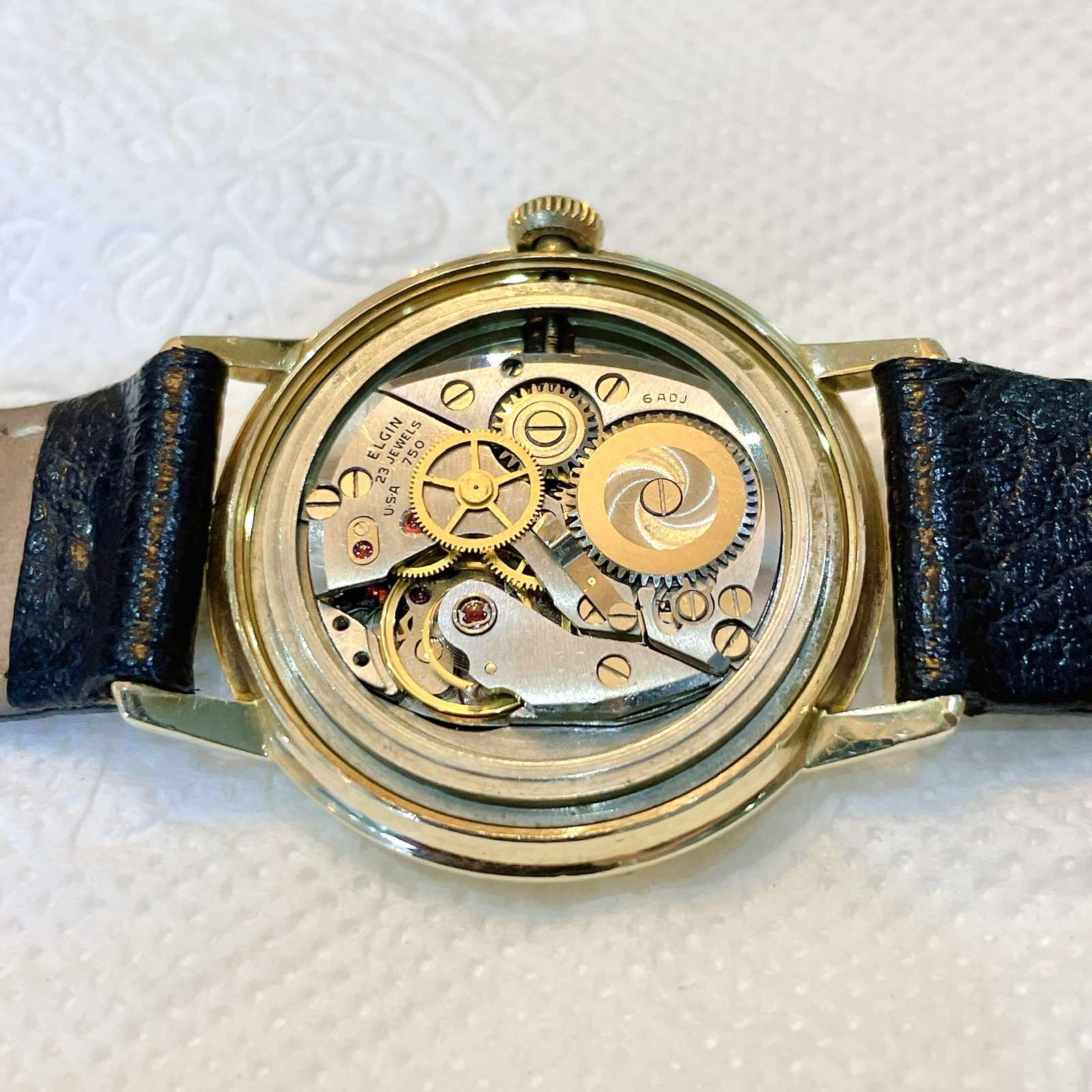 Đồng hồ cổ Lord Elgin lên dây vàng đúc 10k chính hãng Mỹ 