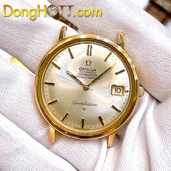 Đồng hồ cổOmega Constellation Automatic vàng đúc đặc 18k nguyên khối chính hãng thụy Sĩ 