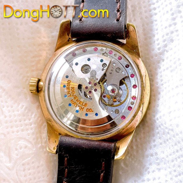 Đồng hồ cổ Orient Grand Prix Automatic bọc vàng chính hãng Thụy Sĩ