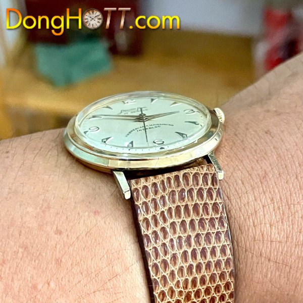 Đồng hồ cổ Philippe Pinel lên dây bọc vàng 10k chính hãng Thụy Sĩ 